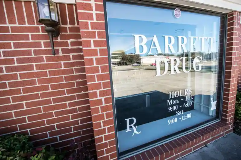 barrett-drug-center Jones Drug Store Front