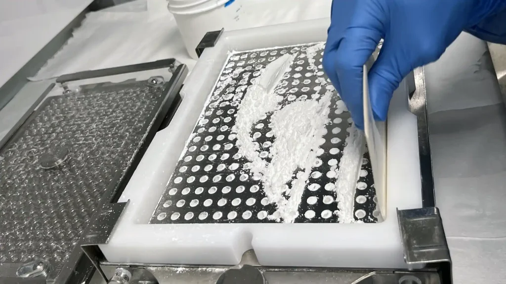 Barrett Drug Center compounding in action Barrett Drug Center compounding in action
